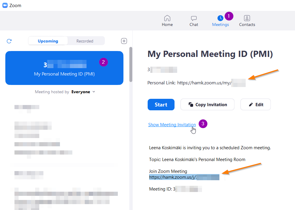 zoom personal meeting id link