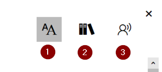 Immersive Reader options in OneNote.