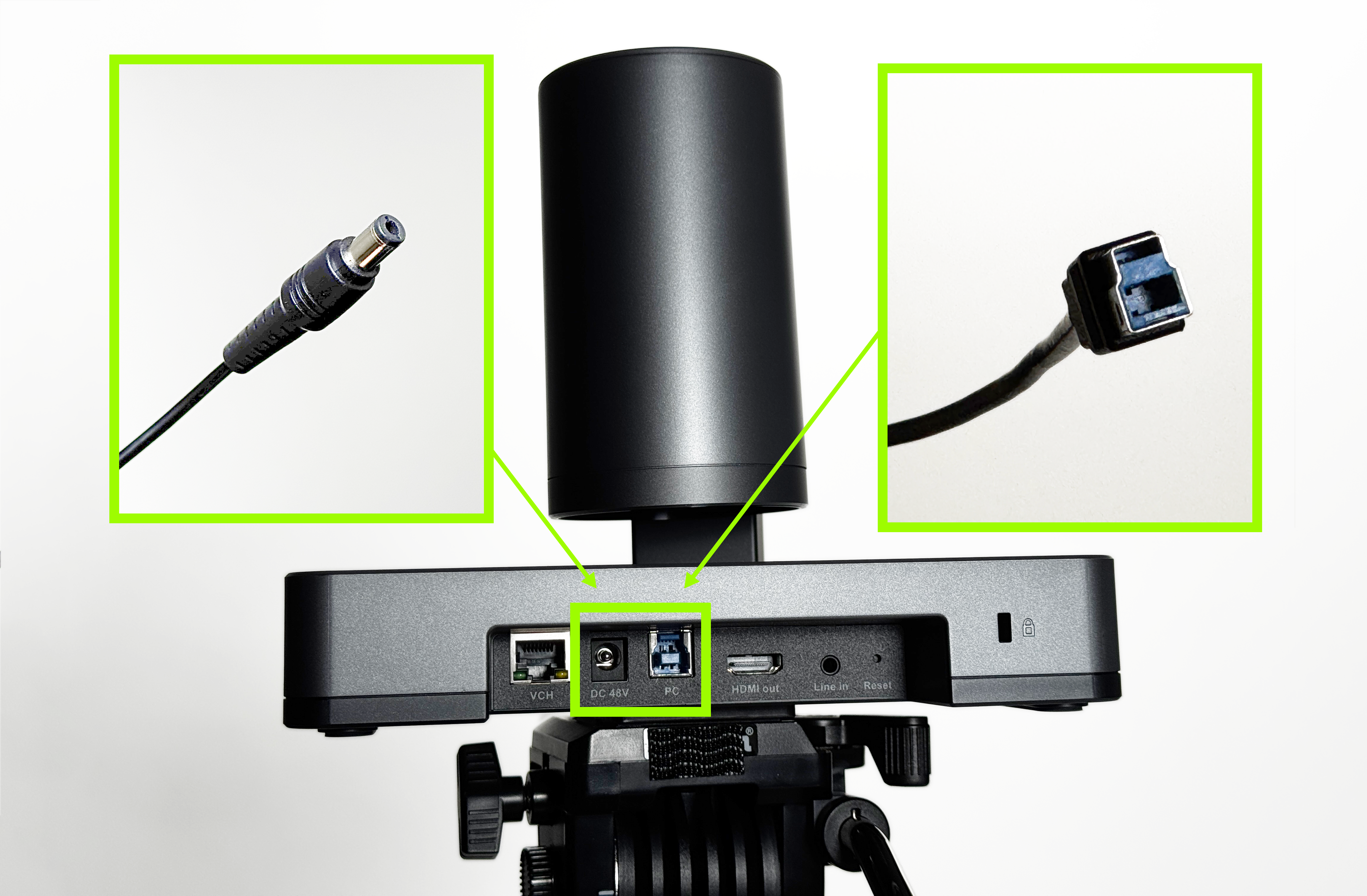 Camera connections
